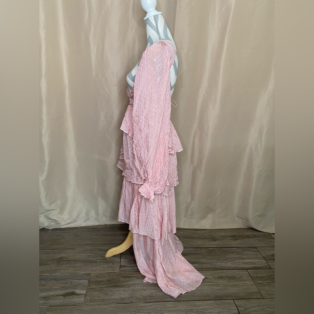 For Love and Lemons XS Chantal Long Sleeve Maxi Dress - Picture 10 of 15